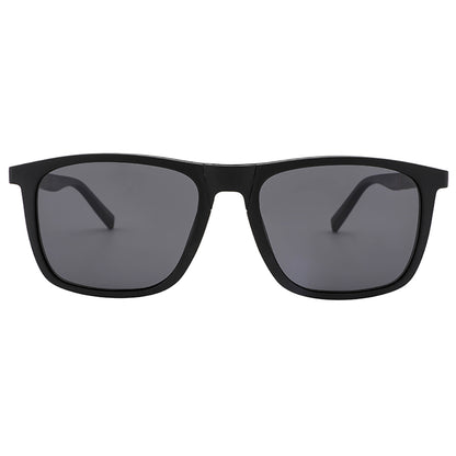 Vista lateral gafa graduada marca LUPER modelo MAYOR color negro clip magnético